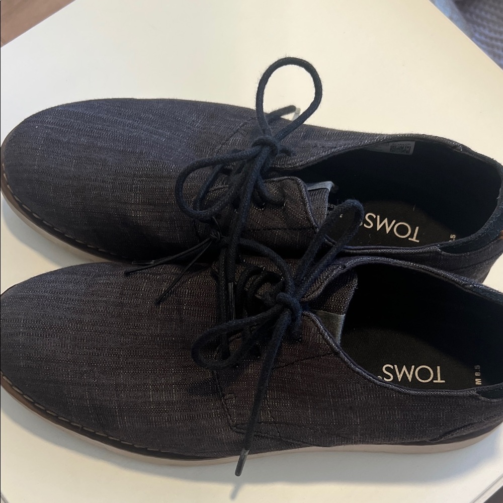 Toms Men's Dark Gray Oxfords
